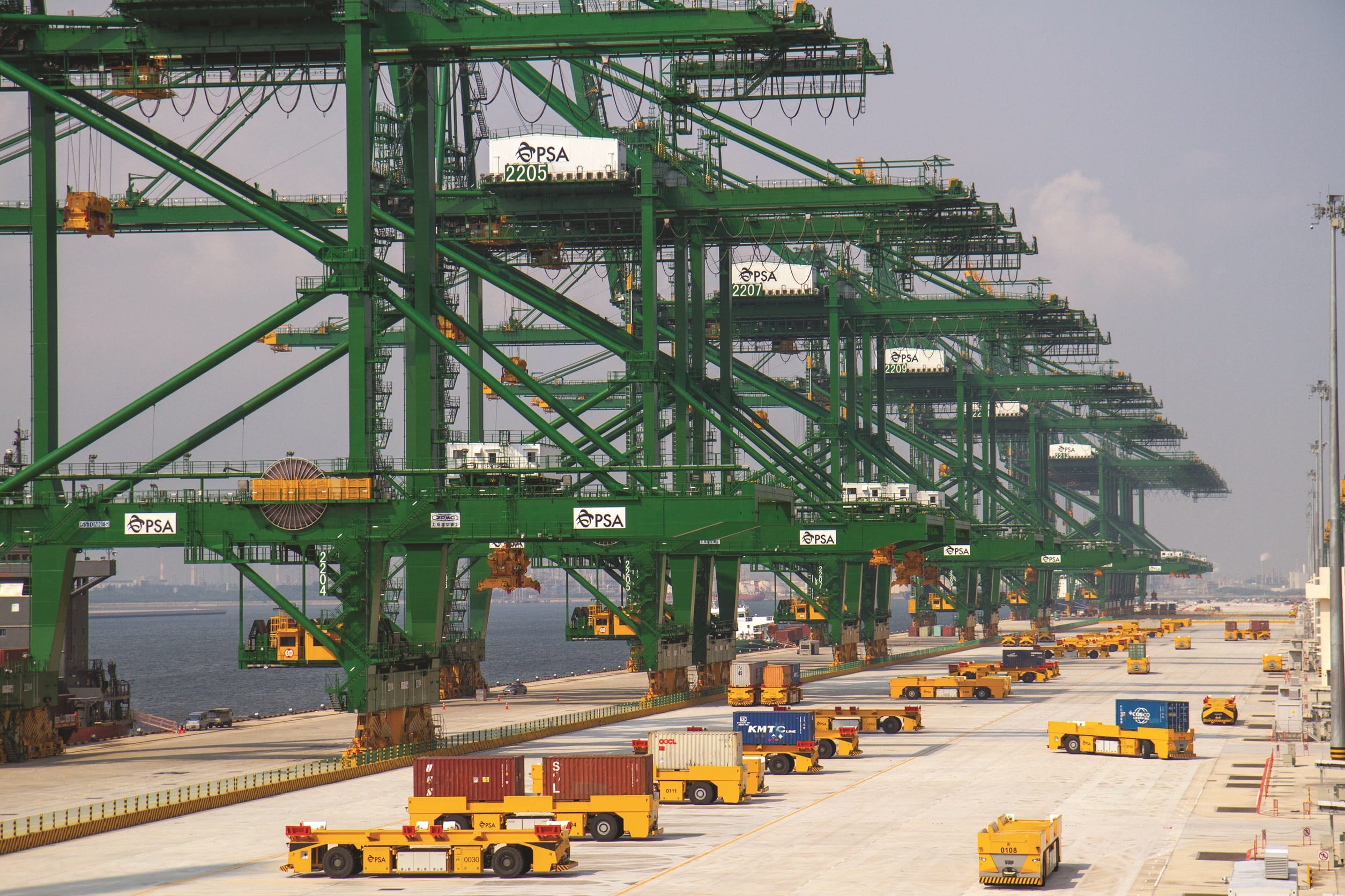 Photo of existing Tuas Port